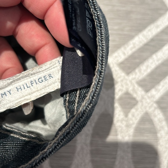 Tommy Hilfiger Jeans Women Size 28 Bootcut Fit Blue/Gray Flag - Picture 11 of 16